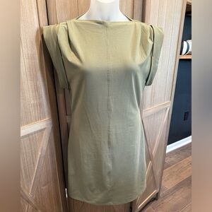 MNG BNWT Olive T-shirt dress